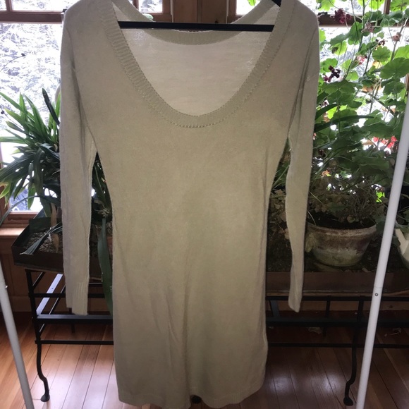 BCBG Tan Sweater Dress Small Never Worn - Picture 2 of 4